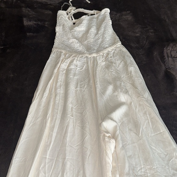 Beige color romper long - Picture 3 of 6